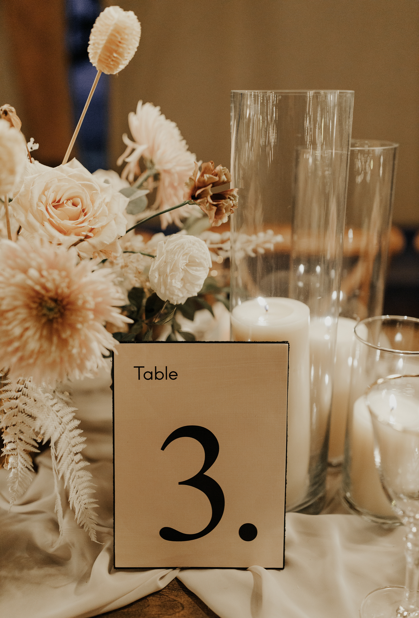 tropical wedding table numbers