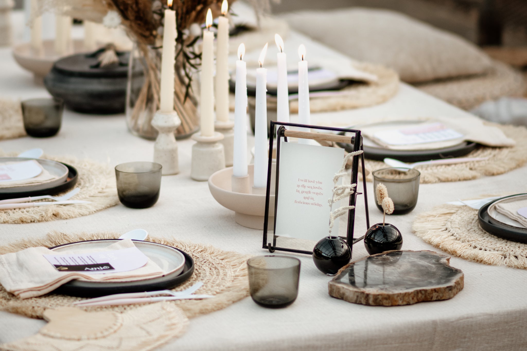 boho rustic wedding decor