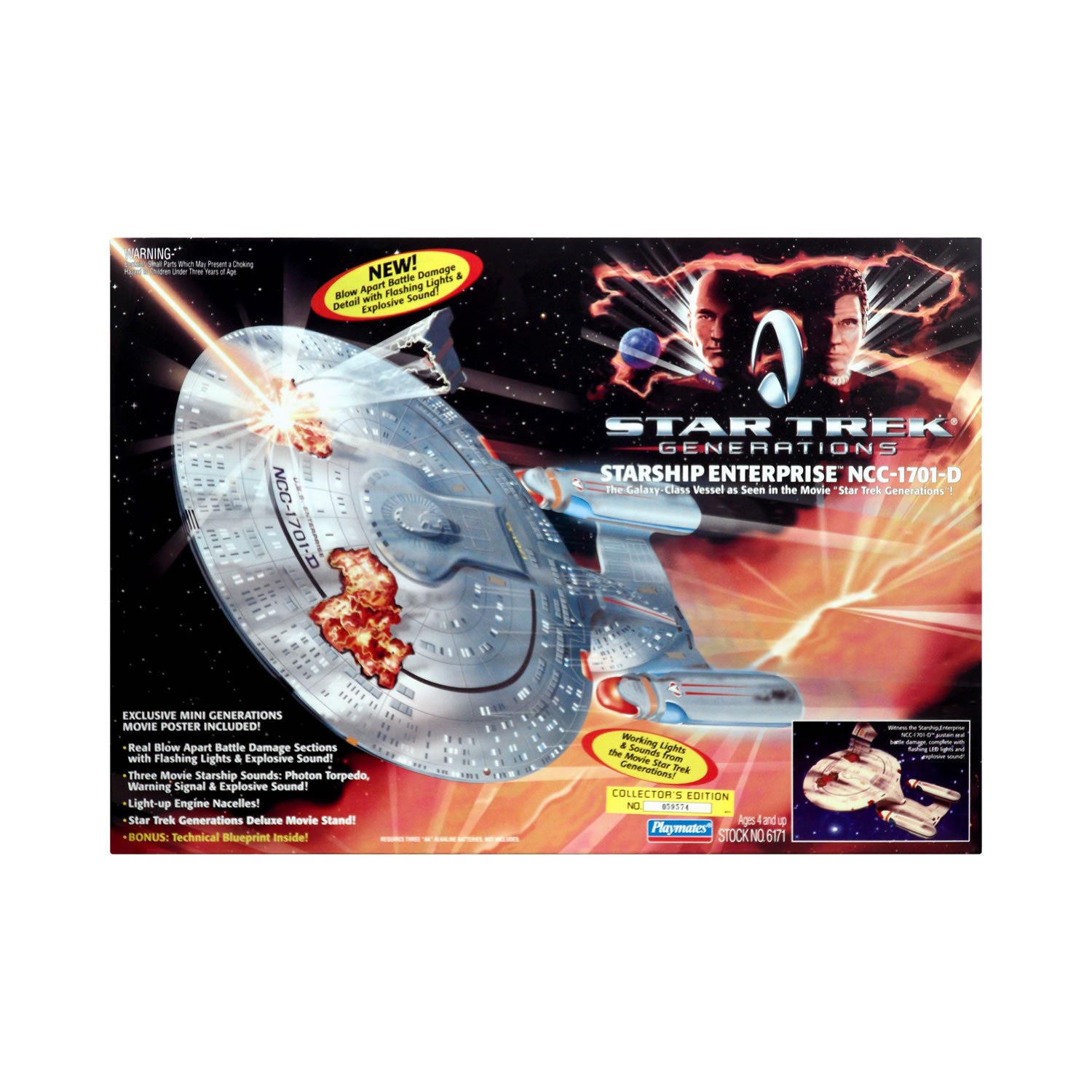 Battle Damaged Starship Enterprise NX-01 – Action Figures and 