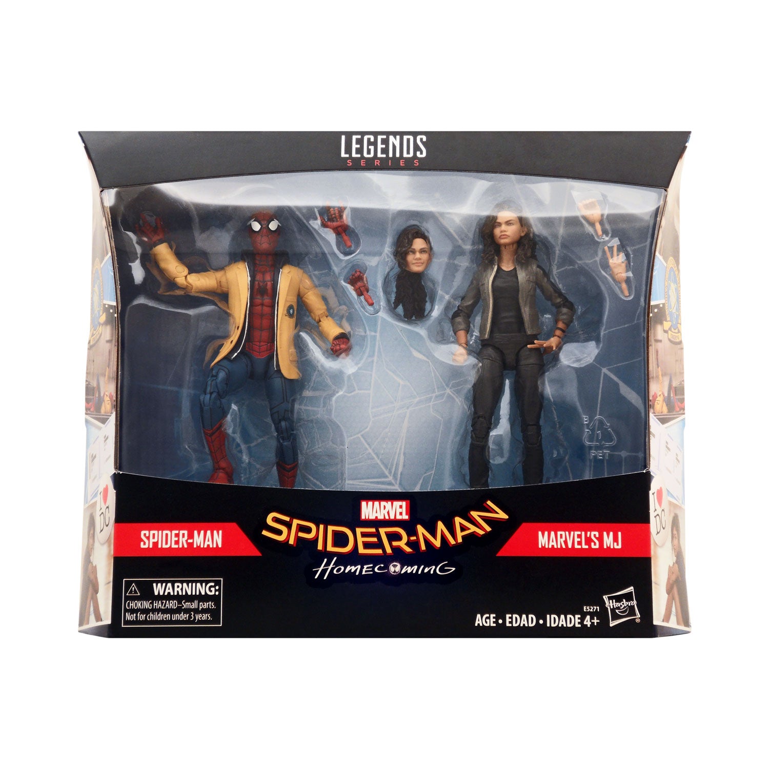 Marvel Legends Spider-Man Homecoming Spider-Man and MJ 2-Pack – Action  Figures and Collectible Toys