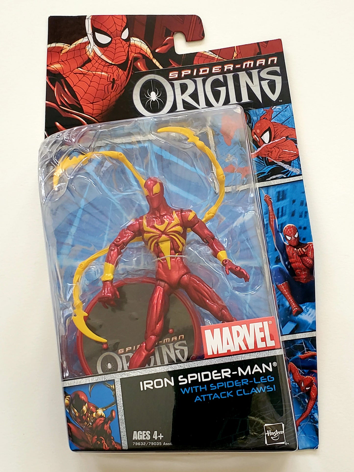 Spider-Man Origins Iron Spider-Man with Spider-Leg Attack Claws – Action  Figures and Collectible Toys