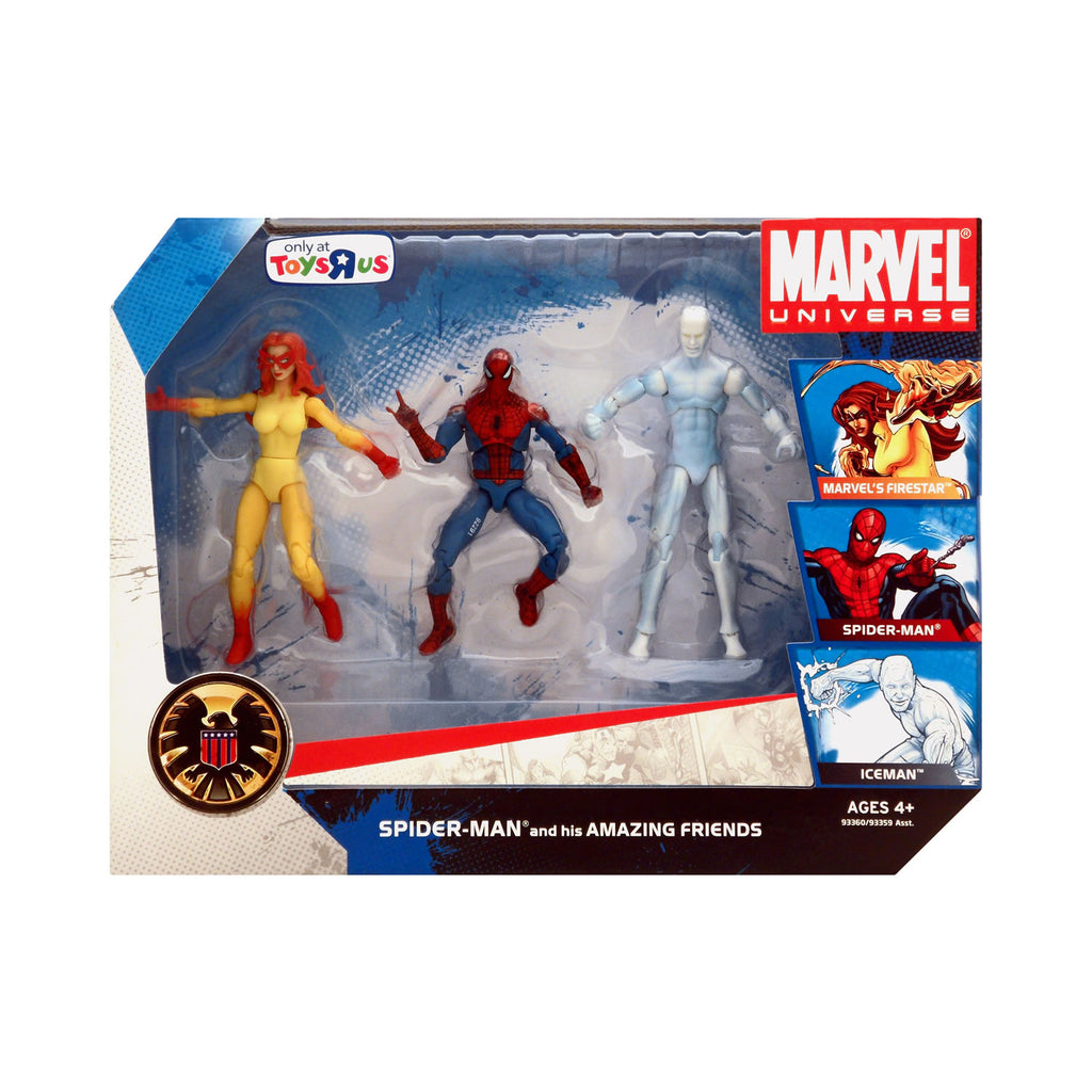 set of marvel action figures