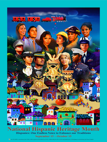 hispanic heritage month 2022 poster