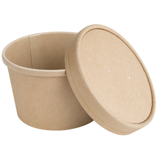 Contenant_compostable__kraft__pour_soupe_et_creme_glacee_avec_couvercle__Compostable_Kraft_Ice_Cream_and_Soup_Container_with_Lid_8oz