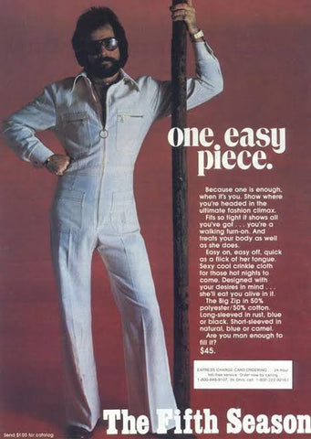 Overall 70er Jahre Catsuit Flarestreet