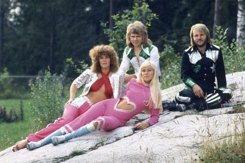 Abba-Overall aus den 1970er Jahren in Flarestreet