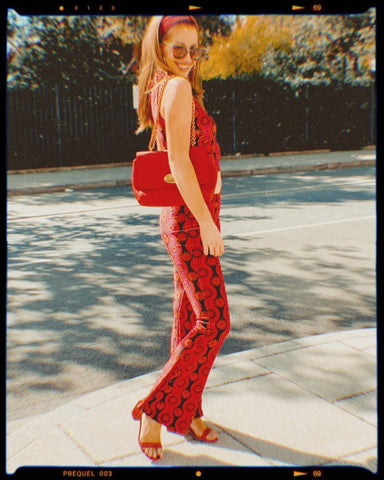 Pink Ophir Flares Bell Bottoms Flare Street London