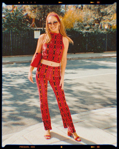 London Pink Ophir Flares Bell Bottoms Flare Street