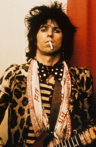 Keith Richards Leopardenmuster