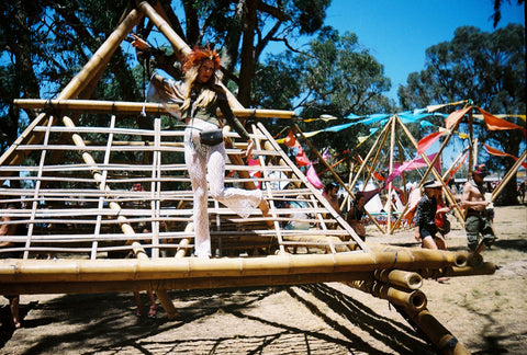 White Lace Flares Rainbow Festival