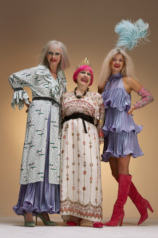 Zandra Rhodes Flare Street Pixie Geldolf Jane Verdunville