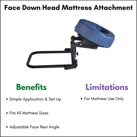 Face Down Head Mattress Attachment Kit Vitrectomy Rental