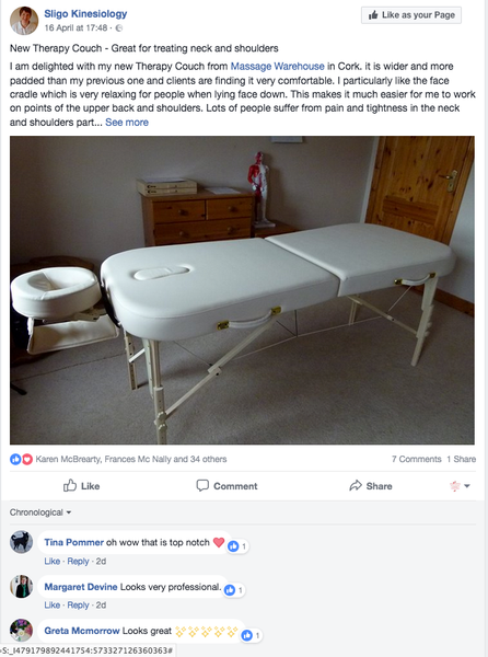 ergonomic massage table