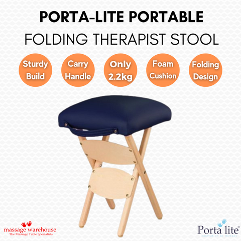 folding therapist stool