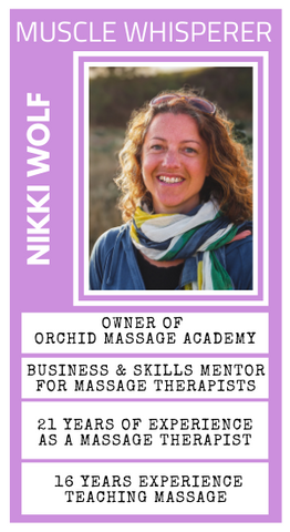 Nikki Wolf joins Ask The Muscle Whisperer from Massage Warehouse