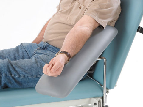 Seers Treatment Electric Hydraulic Therapy Couch Cushioned Upper Limb Support