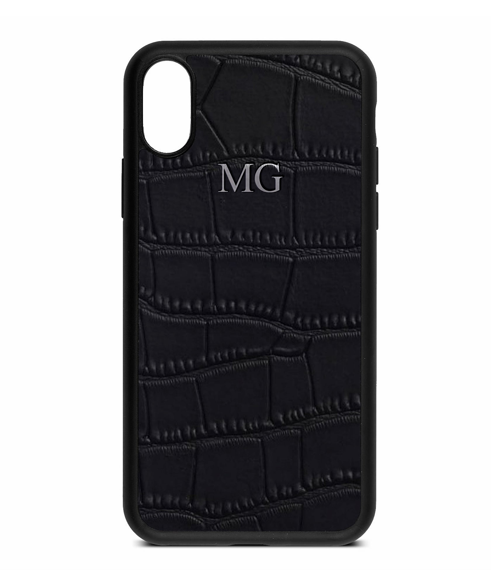 personalised croc leather phone case