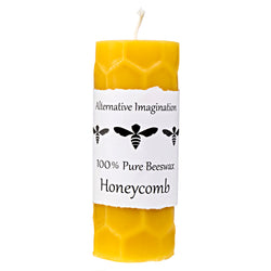 100% Premium Beeswax Pillar Candles