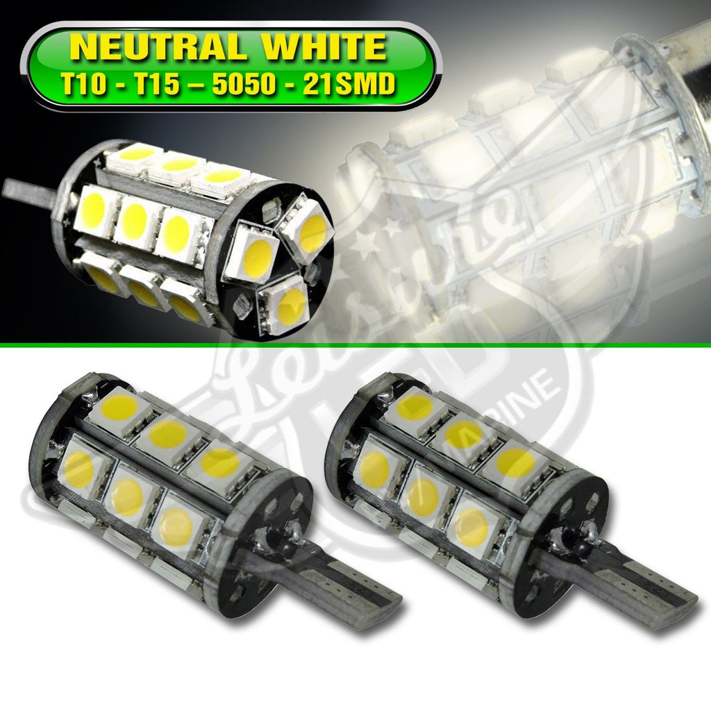 T10 T15 Natural White Interior Led Light Bulbs 921 194 912
