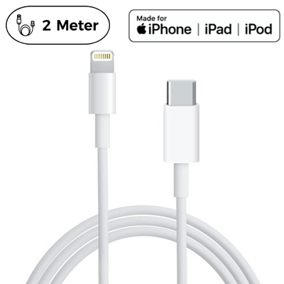 Original MFi USB C 3.1 til Lightning Kabel | iPhone/iPad - 2 Meter