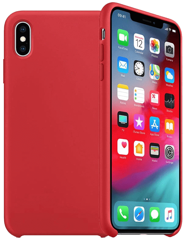 iPhone Silikone Cover - Rød - iPhone 8