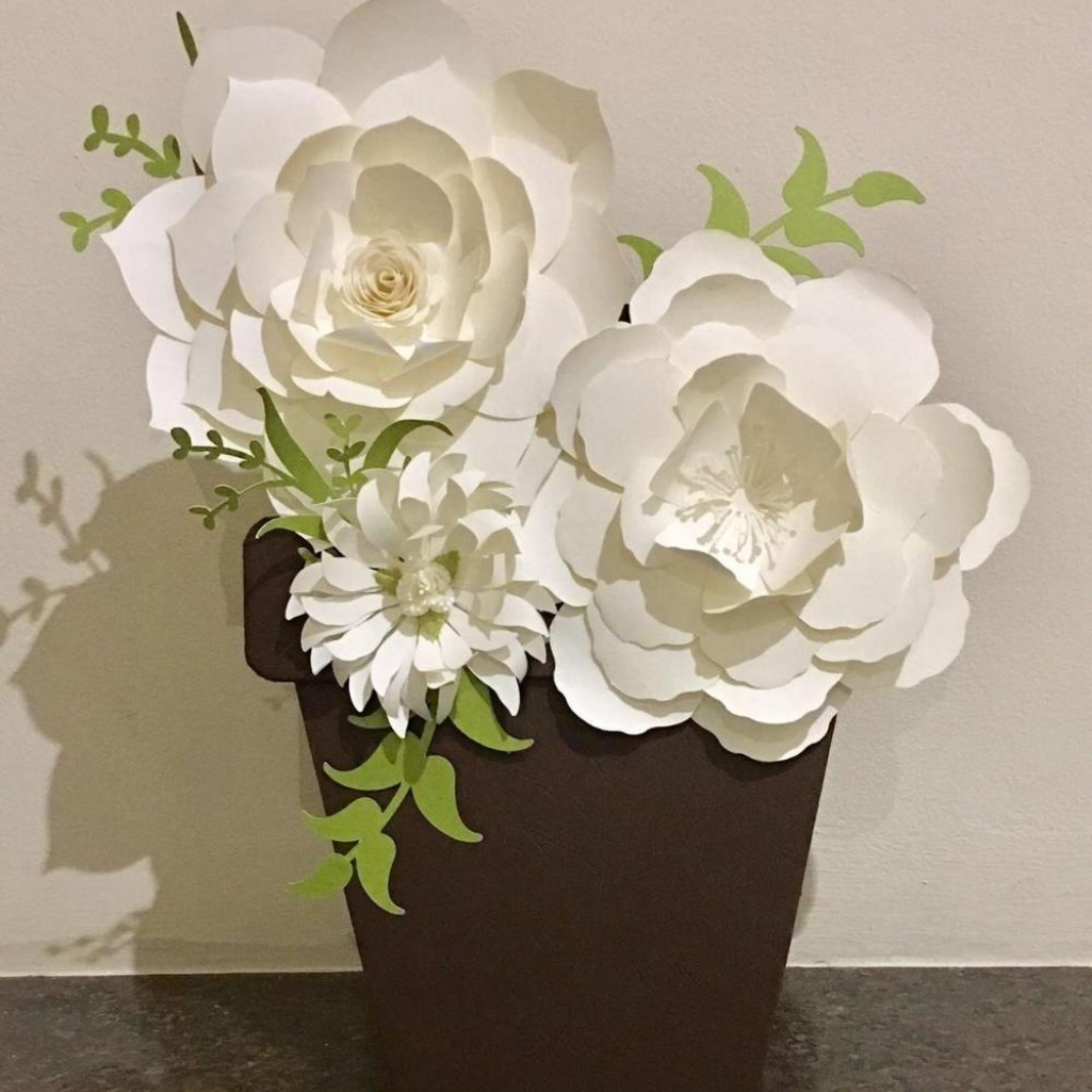 Aprende a hacer flores de papel Gigantes con un plotter de corte - Hobbees