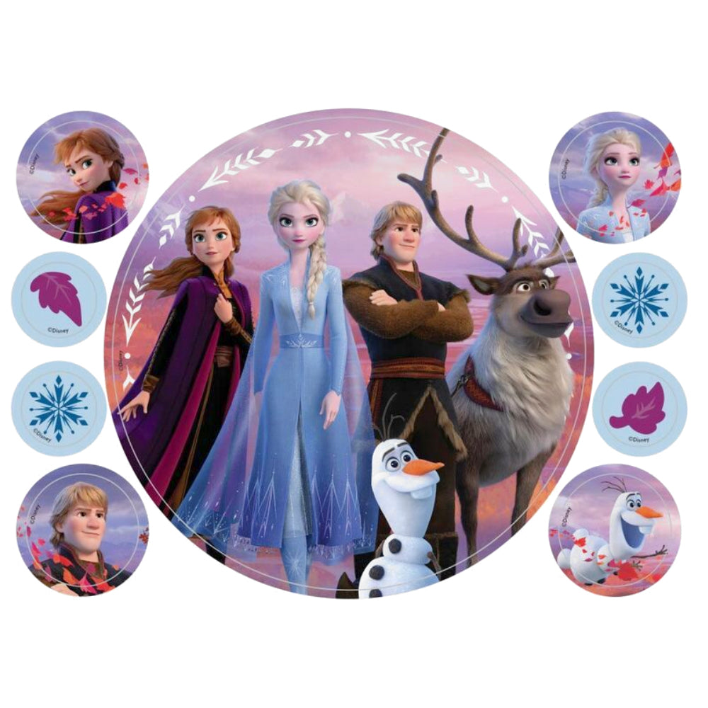 Wilton Hoja Azucar Decorar Pastel Frozen 2 Elsa Olaf Princesa - Hobbees