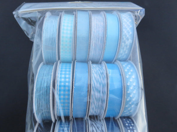 Premium Ribbon Value Pack Boy Grosgrain 24 Carretes de 