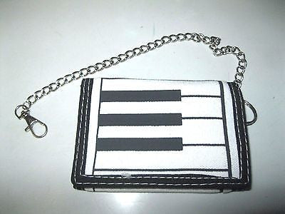 PIANO KEYBOARD PIANO KEYS Wallet Unisex Men's 4.5" x 3" W-New in Package!