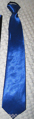 Blue Sequin Adjustable Bow Tie,Neck tie & Blue Glittered Suspenders Set-New !