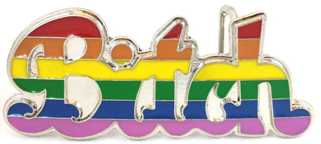 rainbow belt buckle