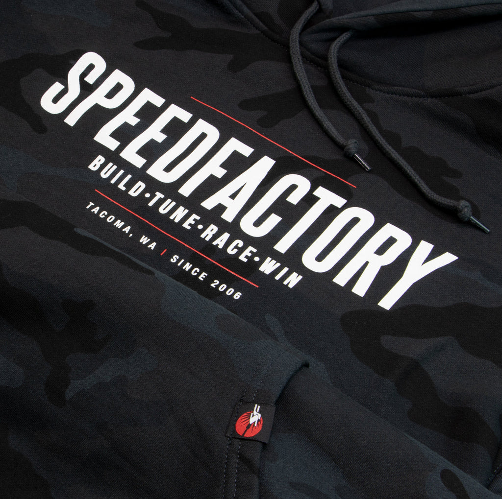 SpeedFactory Racing BTRW Black Camo Hoodie – RevlineKC