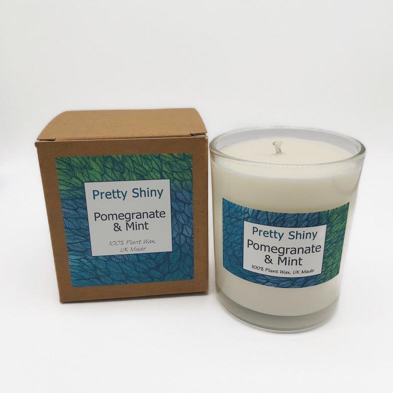 Pomegranate & Mint Soy Wax Candle - 20cl