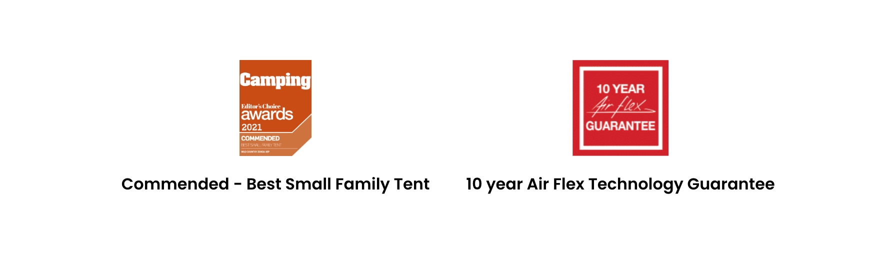 Zonda Air Tent Guarantee