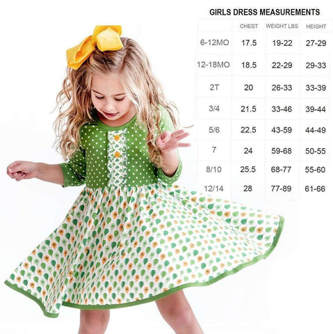 girls size chart