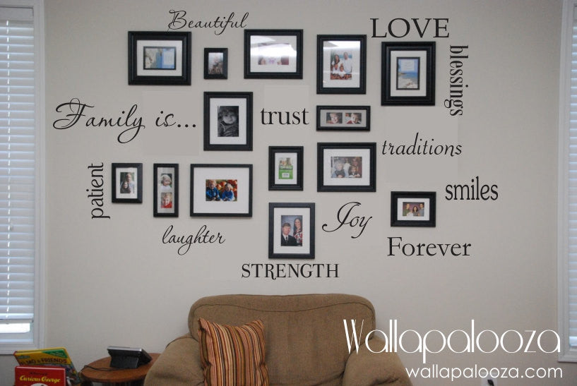 family wall art for living room