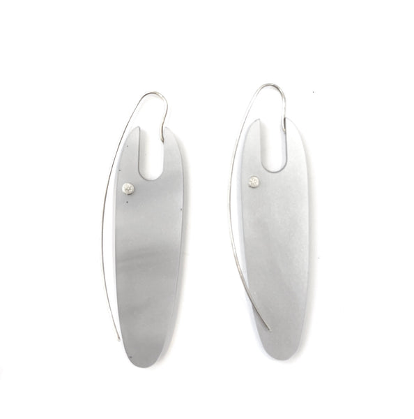 Snou* - Large Narrow Acrylic Earrings