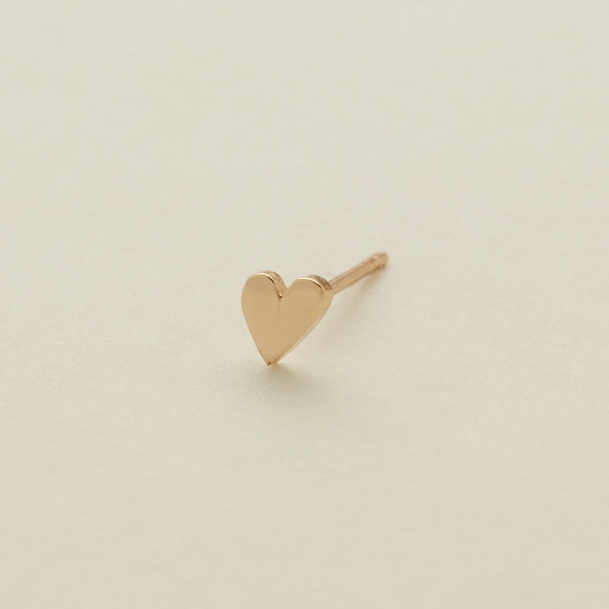 Image of Heart Single Stud Earring