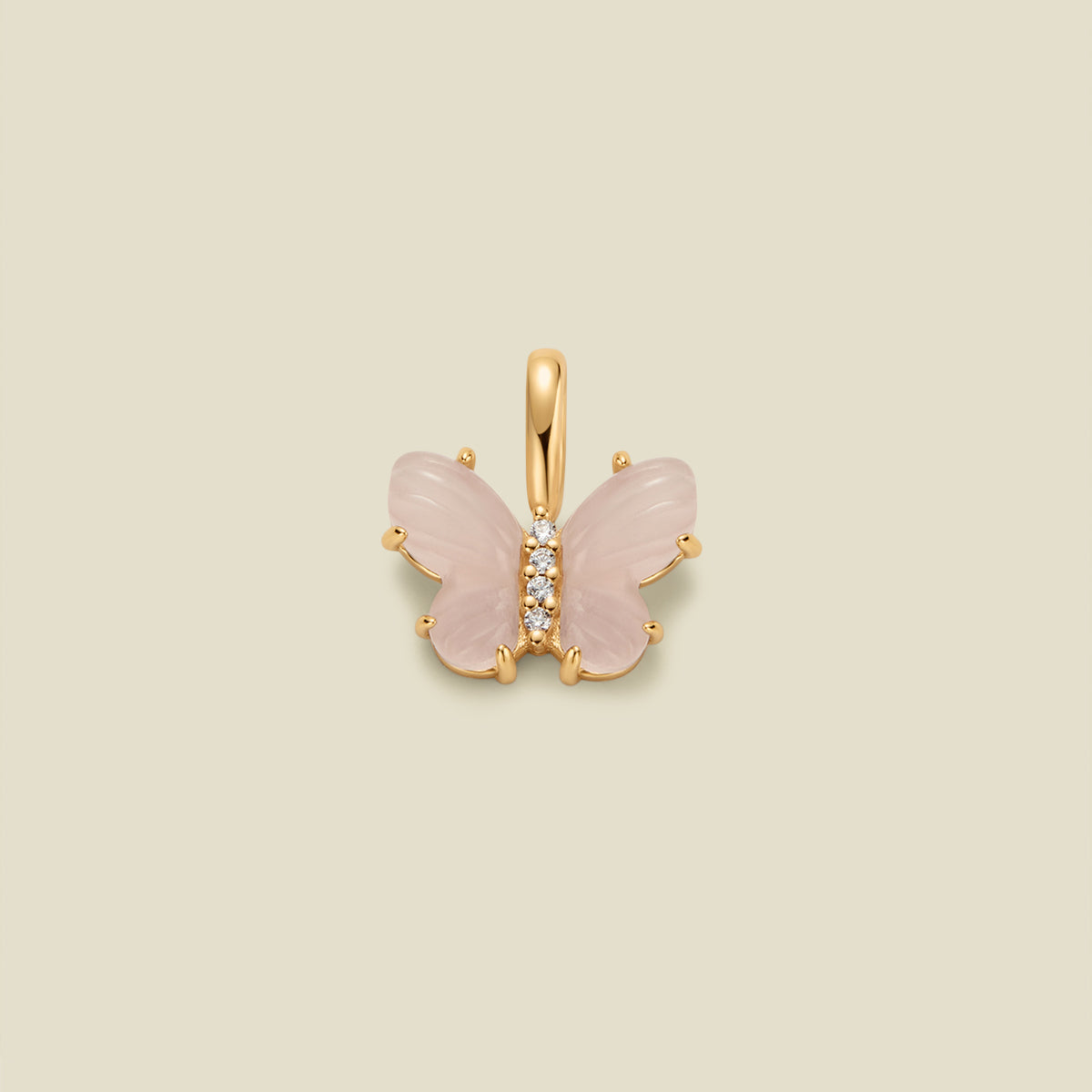 Image of Butterfly Gemstone Charm