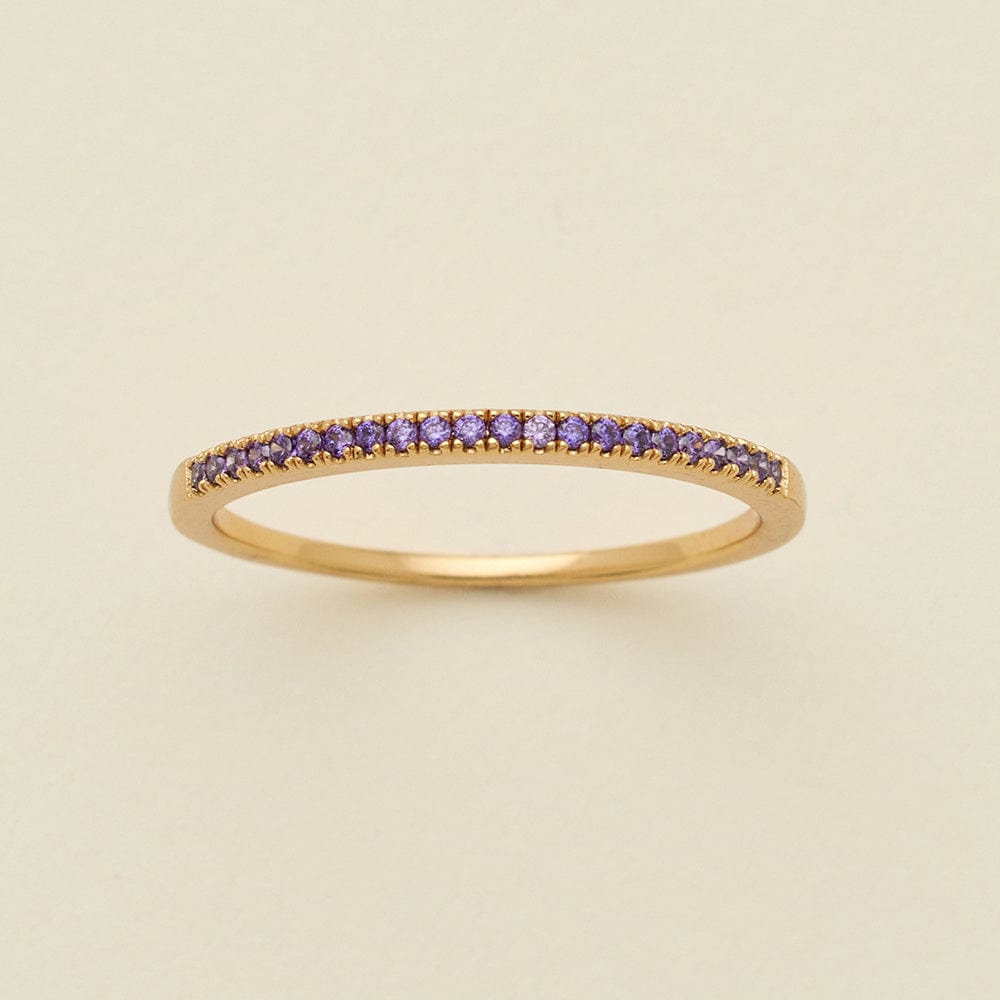 Image of February Birthstone Stacking Ring