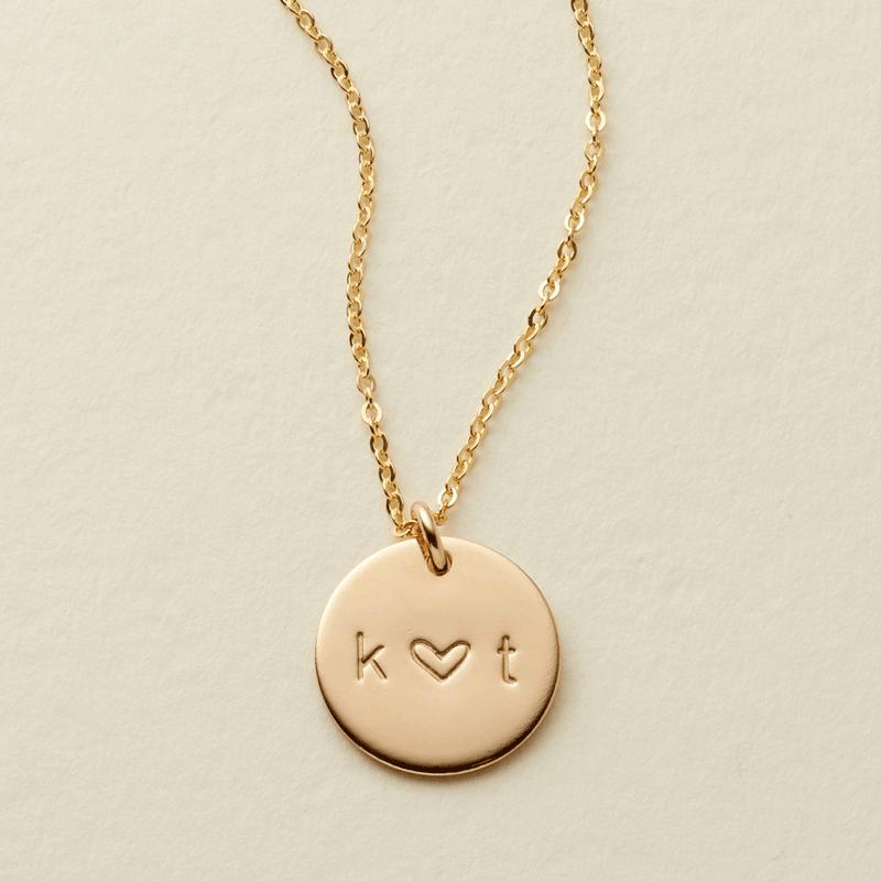 Image of Love Disc Necklace