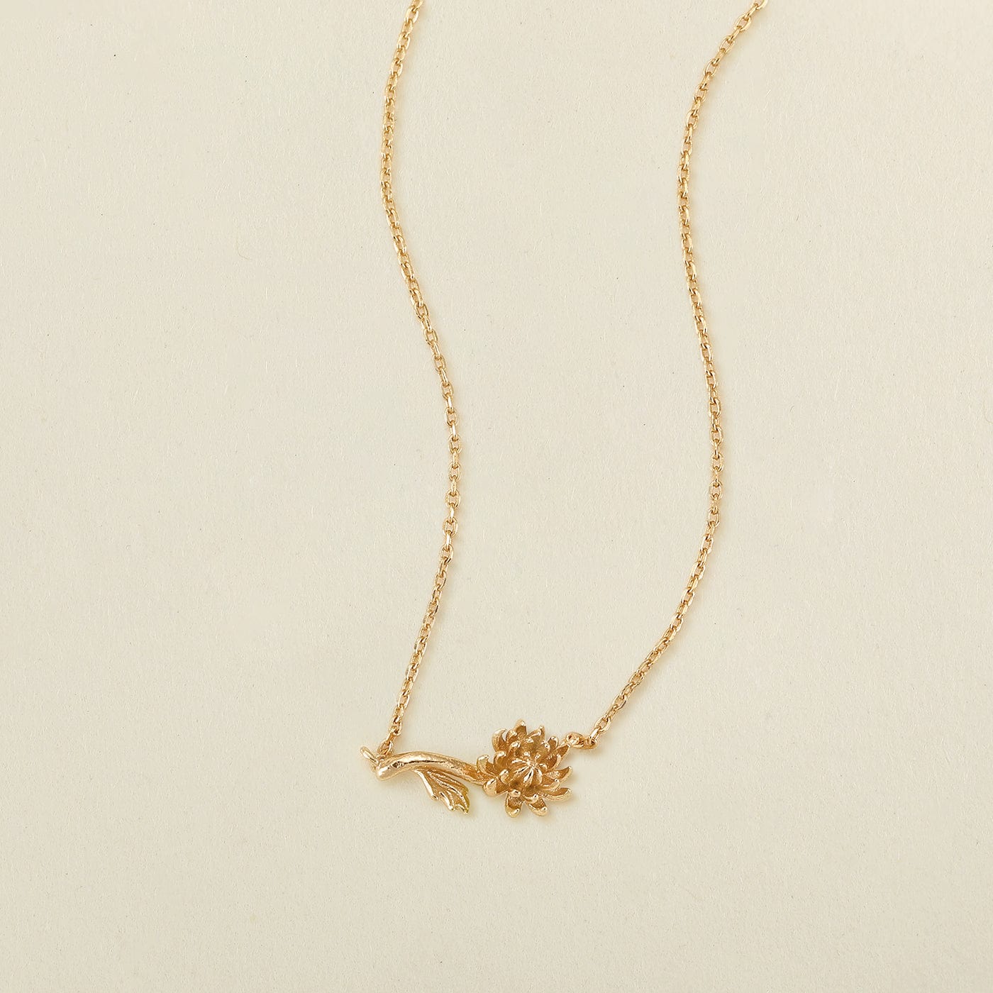 Image of November Everbloom Birth Flower Necklace