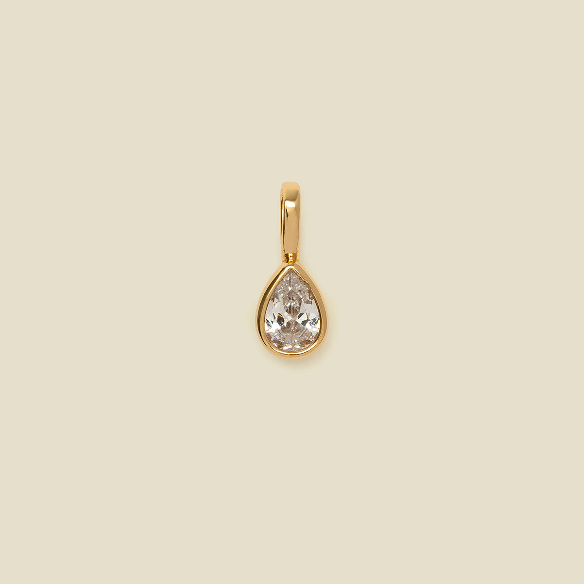 Image of Pear CZ Charm