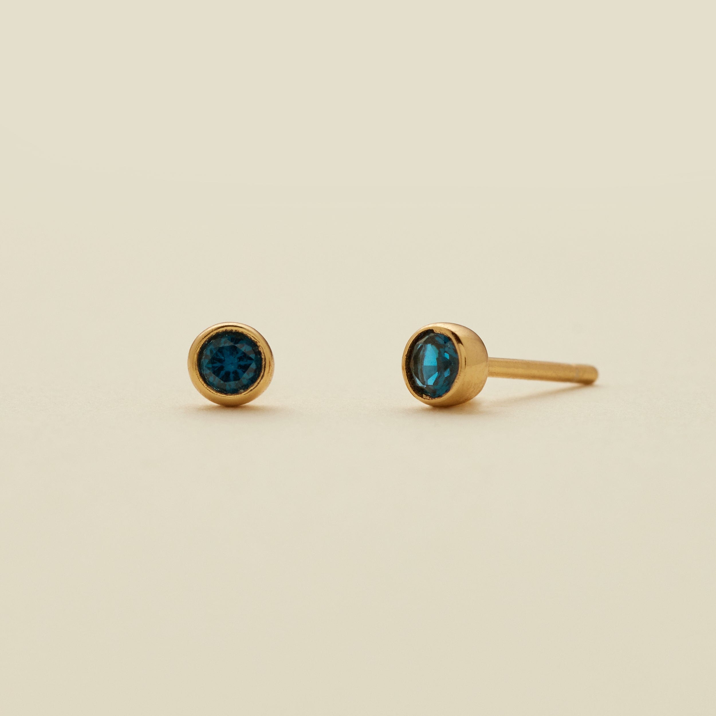 Image of September Birthstone Stud Earrings