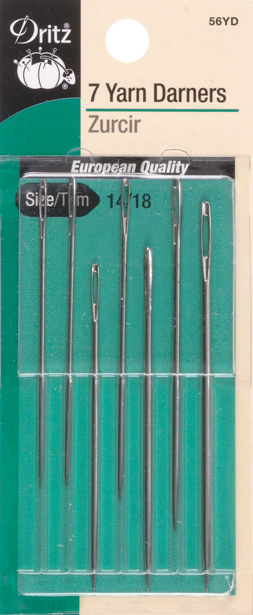 Susan Bates Steel Yarn Needles 2 Size 16 5/Pkg