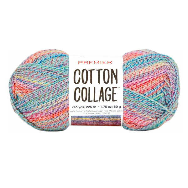 Premier Yarns Cotton Collage Yarn - Sunshine Multi - 1.75oz (50g) –  CraftOnline