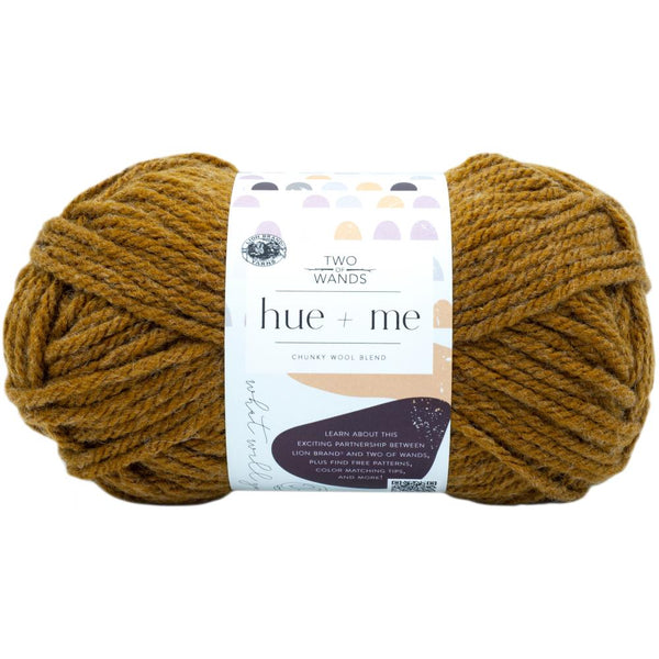 Lion Brand Yarn Two of Wands Hue + Me Desert Bulky Acrylic,Wool Blue Yarn 3 Pack