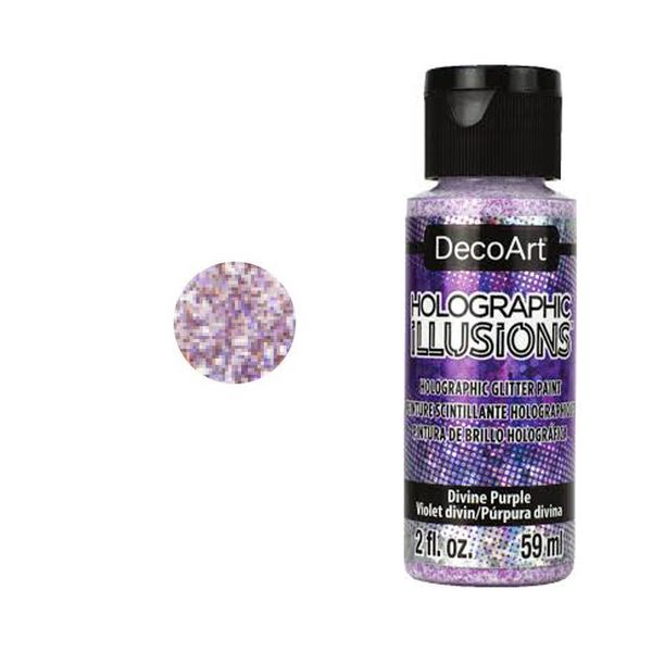 Decoart Holographic Illusions Paint 2oz Crystal Ball