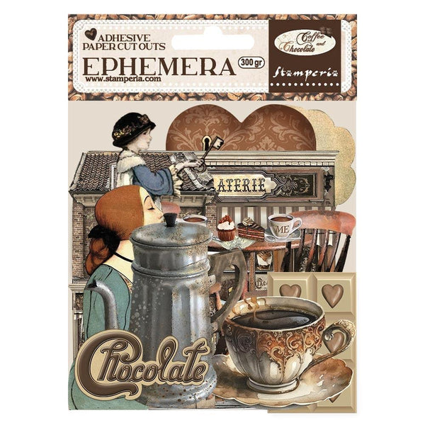 Stamperia Coffee & Chocolate 6 x 12 Collectables Pad
