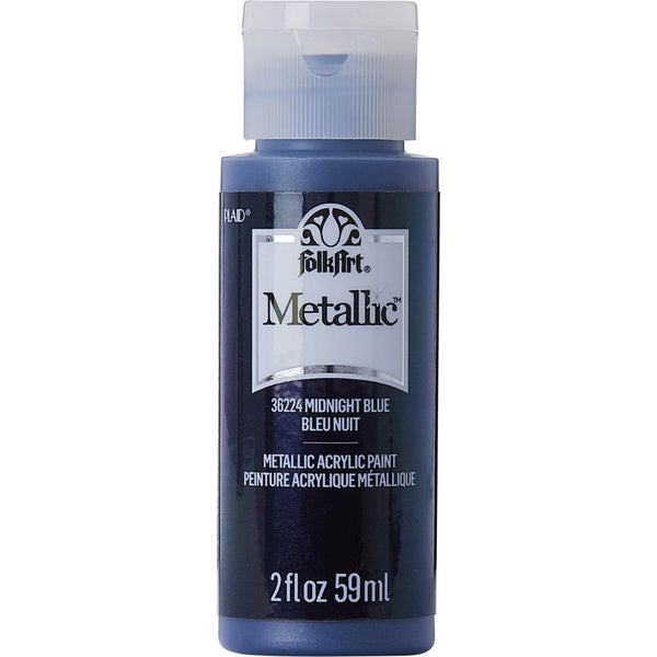 FolkArt Metallic Acrylic Paint 2oz-Antique Gold-Multipack Of 6 